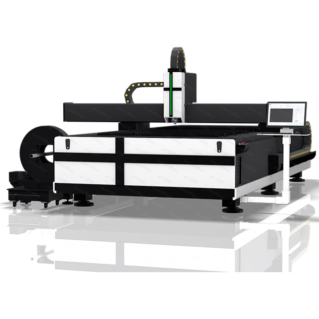 Faserlaserschneider Laserschneidemaschine Eisenstahl-Aluminium-Kupfer-Plattenblatt