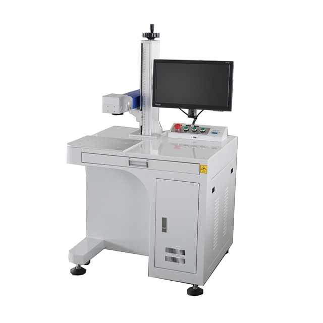Desktop-Laser-Metall-Typenschild-Graver-Mopa-Faser-Laser-Farbmarkiermaschine